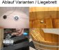 Preview: Badewanne Romantika handgefertigte Holzwanne als Gartenbadewanne und Liegebadewanne für gemütliche Entspannung